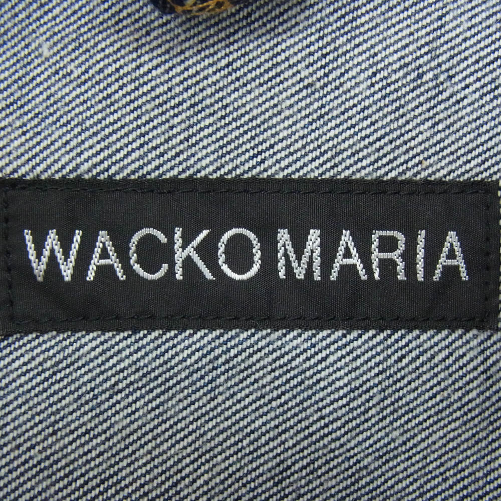 WACKO MARIA ワコマリア 26SS 26SS-WMO-BL07 TRUCKER JACKET INDIGO デニム トラッカー ジャケット インディゴブルー系 M【中古】