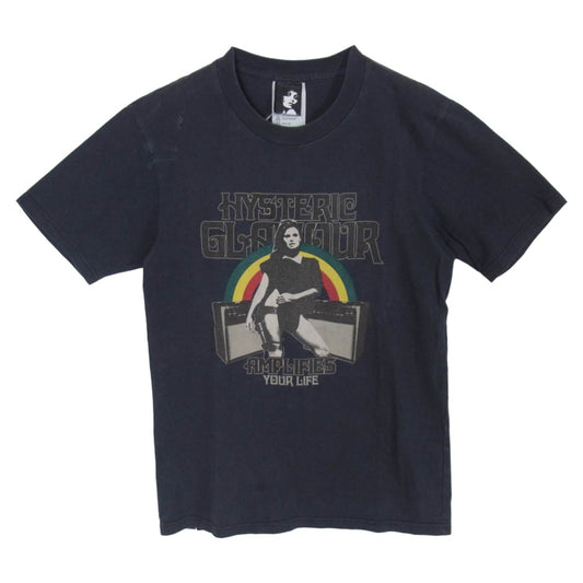HYSTERIC GLAMOUR ヒステリックグラマー 4CT-3462 ロゴ プリント ヒスガール Tシャツ 半袖 カットソー ダークグレー系 M【中古】