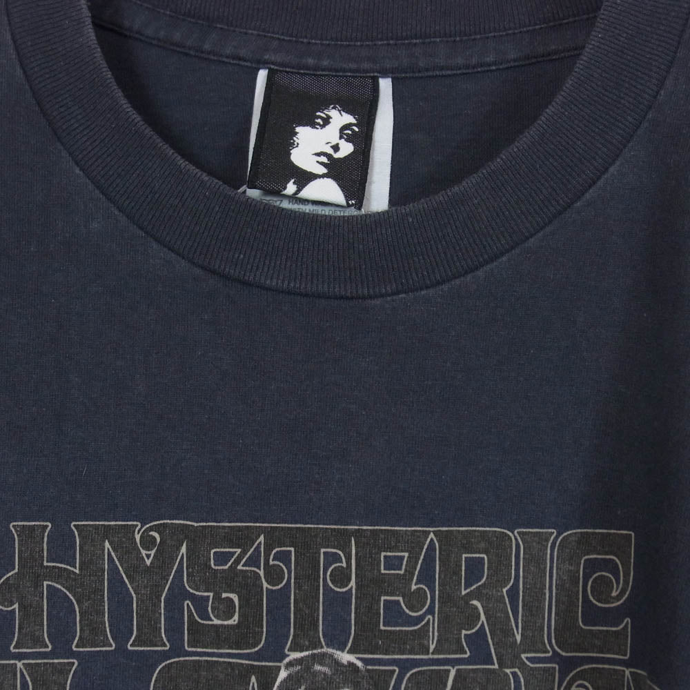 HYSTERIC GLAMOUR ヒステリックグラマー 4CT-3462 ロゴ プリント ヒスガール Tシャツ 半袖 カットソー ダークグレー系 M【中古】