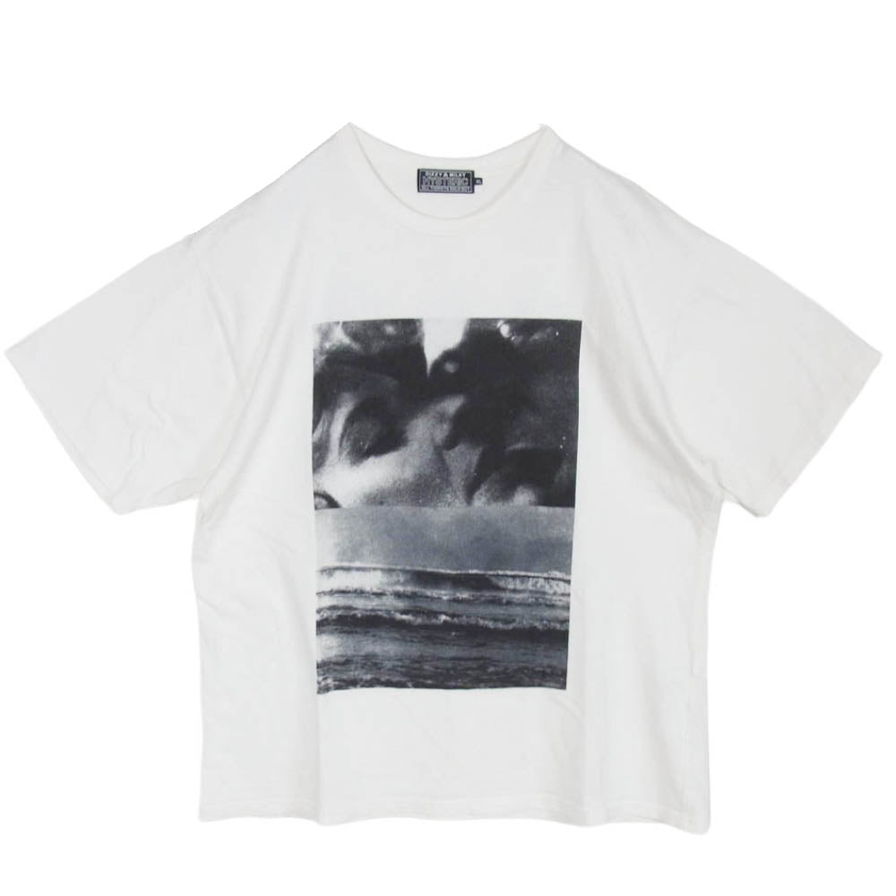 HYSTERIC GLAMOUR ヒステリックグラマー 23SS 02232CT19 中平卓馬 別注 フォトプリント 半袖 Tシャツ ホワイト系 XL【中古】