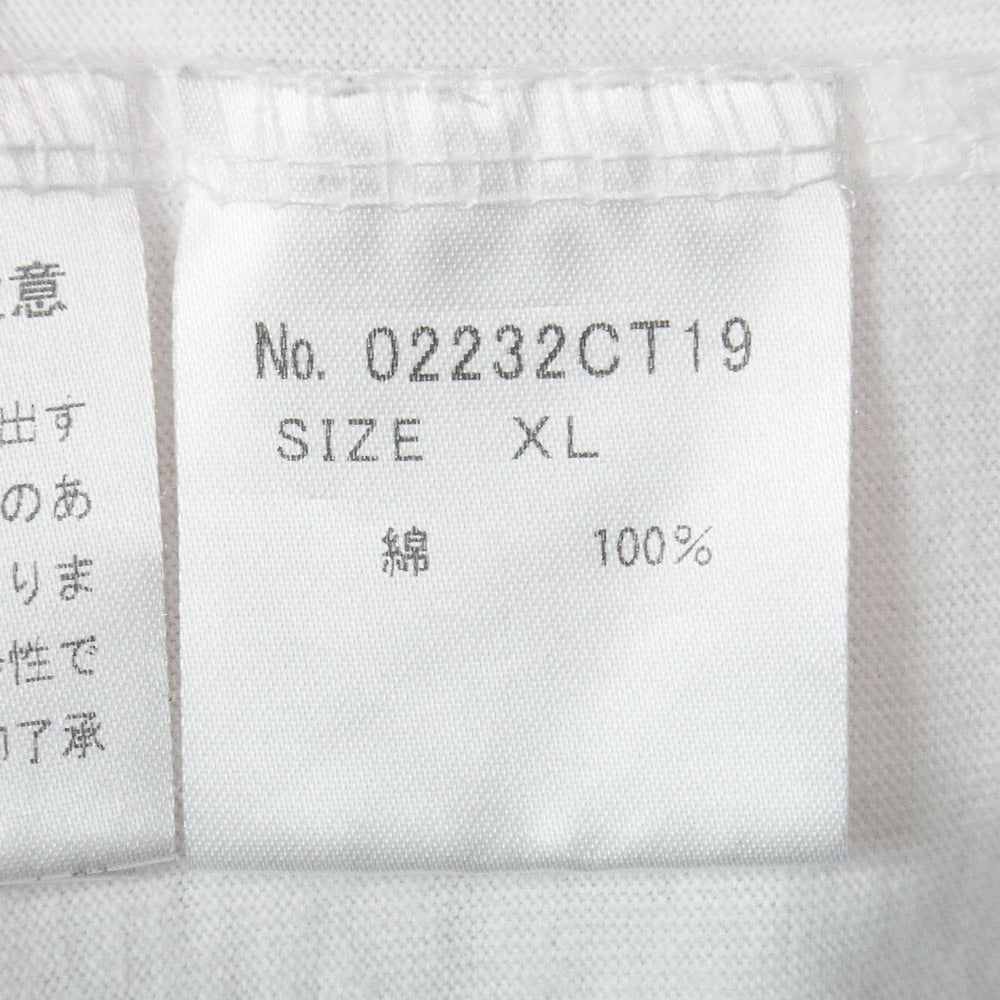 HYSTERIC GLAMOUR ヒステリックグラマー 23SS 02232CT19 中平卓馬 別注 フォトプリント 半袖 Tシャツ ホワイト系 XL【中古】