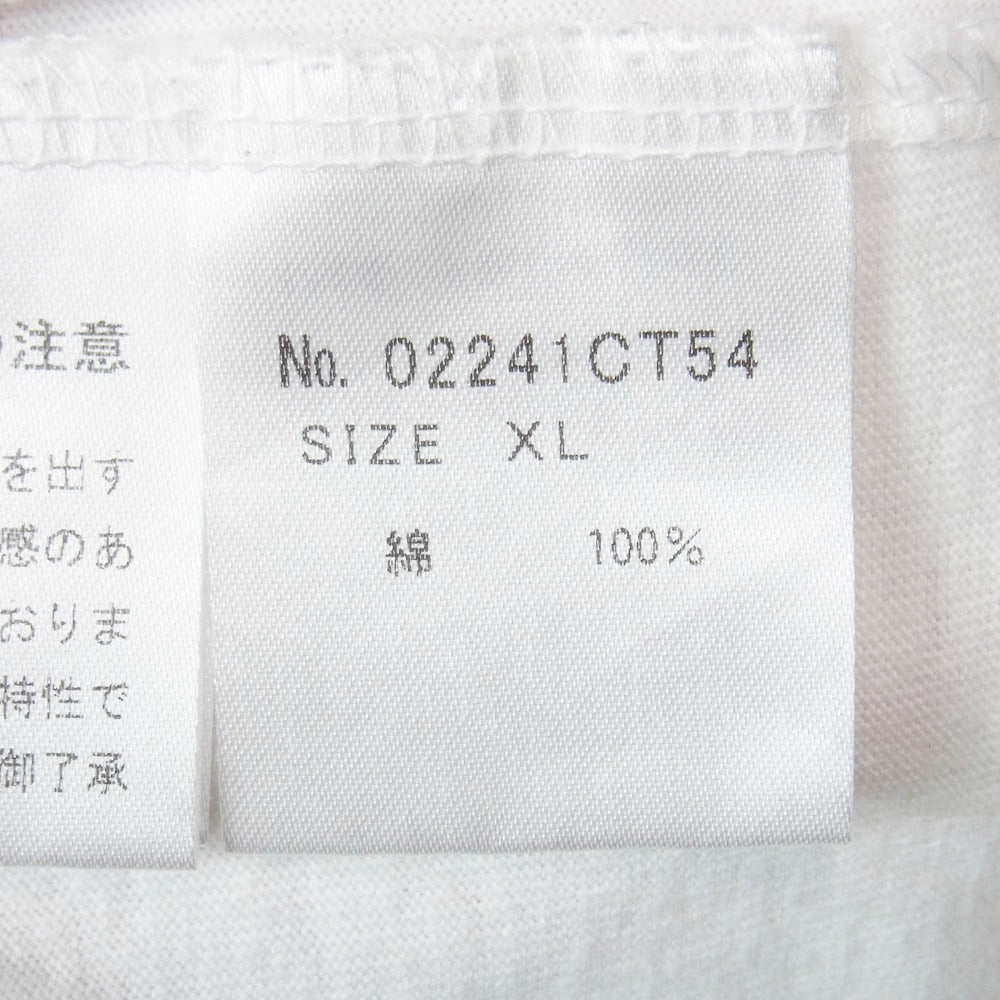 HYSTERIC GLAMOUR ヒステリックグラマー 02241CT54 HOTTER THAN HELL ヒスガール プリント Tシャツ 半袖 カットソー ホワイト系 XL【中古】