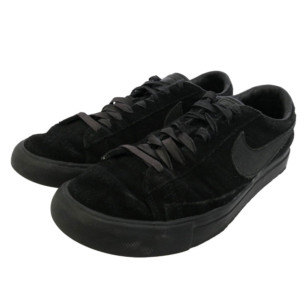 BLACK COMME des GARCONS ブラックコムデギャルソン NIKE ナイキ 633699-009 × Nike SB Blazer Low ナイキ SB ブレーザー ロー スニーカー ブラック系 27cm【中古】