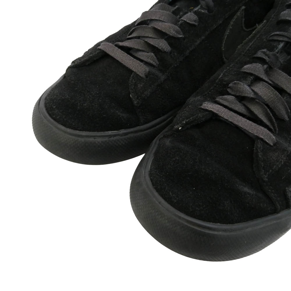 BLACK COMME des GARCONS ブラックコムデギャルソン NIKE ナイキ 633699-009 × Nike SB Blazer Low ナイキ SB ブレーザー ロー スニーカー ブラック系 27cm【中古】