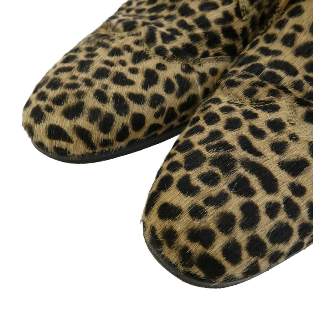 HYSTERIC GLAMOUR ヒステリックグラマー ハラコ レオパード柄 ダービーシューズ マルチカラー系 26【中古】