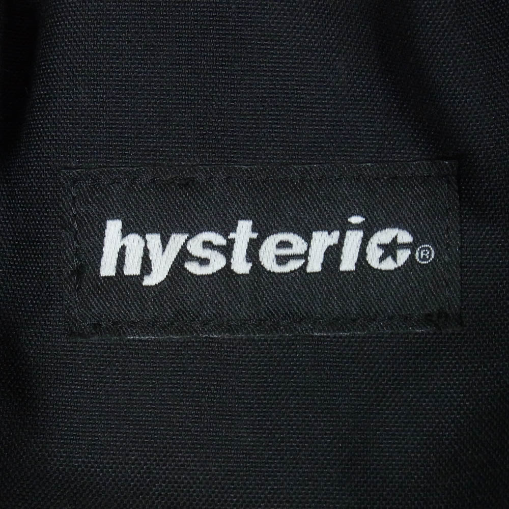 HYSTERIC GLAMOUR ヒステリックグラマー コーデュラナイロン バックパック リュック ブラック系【中古】