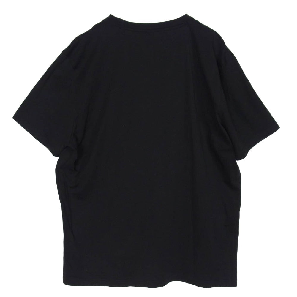 ボス ロゴ プリント コットン ジャージー 半袖 Tシャツ ブラック系 3XL【中古】