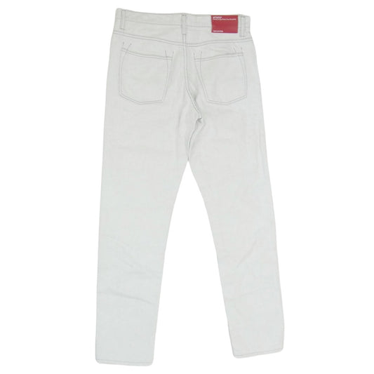 WTAPS ダブルタップス 17AW 172WVDT-PTM03 BLUES SKINNY WASHED ウォッシュ加工 スキニー ストレート デニム パンツ ホワイト系 M【中古】