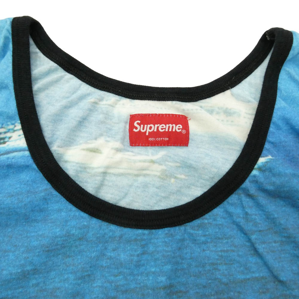 Supreme シュプリーム 14SS Grand Prix Tank Top グランプリ タンク トップ フォトプリント 総柄 タンクトップ マルチカラー系 サイズ表記無し【中古】