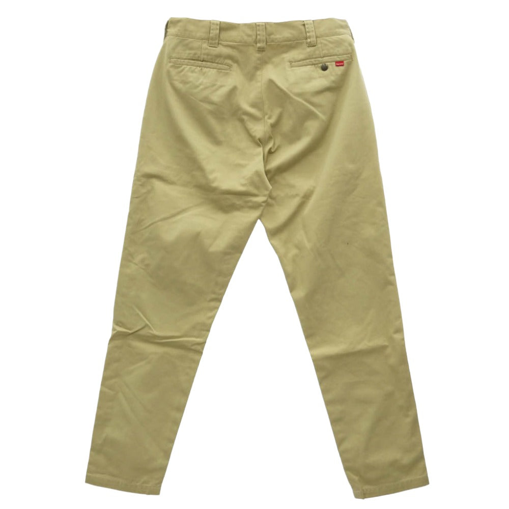 Supreme シュプリーム Chino Work Pants ピスタグ チノ ワーク パンツ チノパン 32 ベージュ系 32【中古】