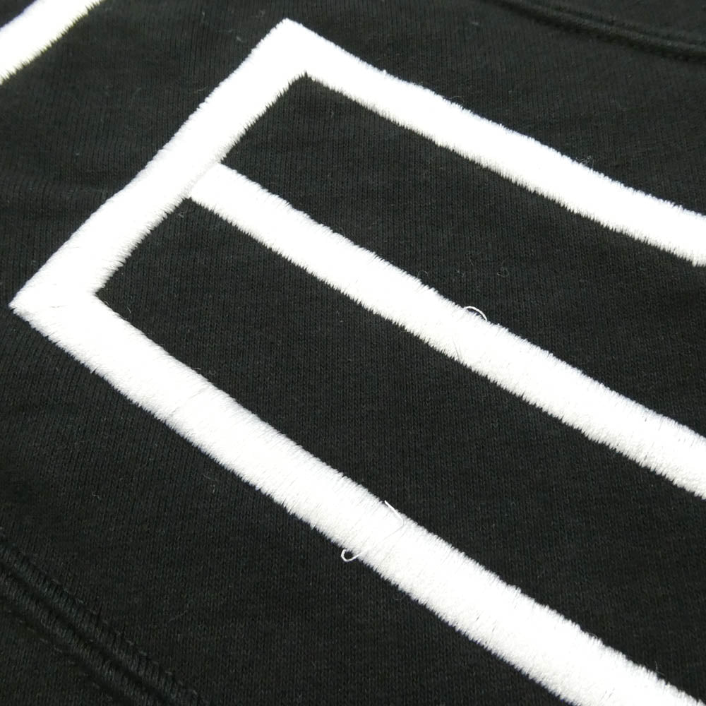 Supreme シュプリーム 22SS Stretch Sweatshort ストレッチ スウェット ショーツ パンツ ビッグロゴ 刺繍 ブラック系 L【中古】