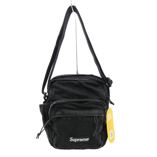 Supreme シュプリーム 25AW shoulder bag denim デニム ショルダーバッグ ブラック系 23×18.5×7.5cm【新古品】【未使用】【中古】