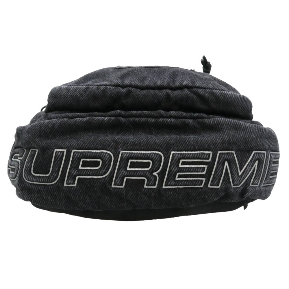 Supreme シュプリーム 25AW shoulder bag denim デニム ショルダーバッグ ブラック系 23×18.5×7.5cm【新古品】【未使用】【中古】