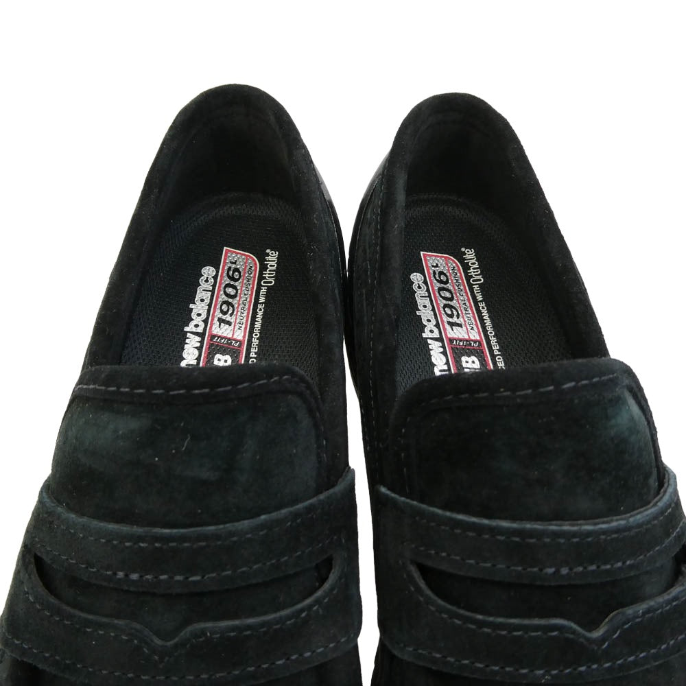 NEW BALANCE ニューバランス U1906LNT 1906L Black Suede ブラック スエード ローカット ローファー スニーカー ブラック系 27cm【新古品】【未使用】【中古】