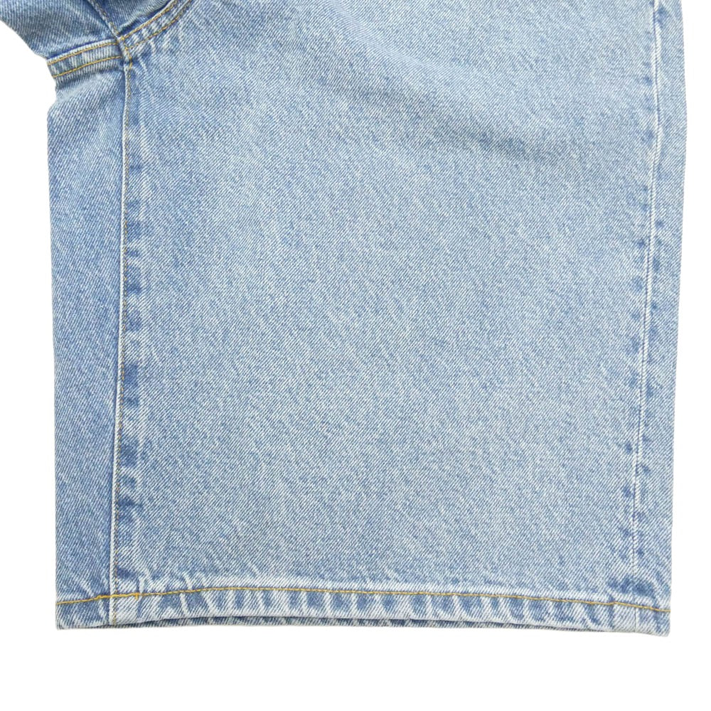 Supreme シュプリーム 26SS Baggy Short Washed Indigo バギー ショーツ ウォシュド インディゴ デニム パンツ 32 ライトブルー系 32【新古品】【未使用】【中古】