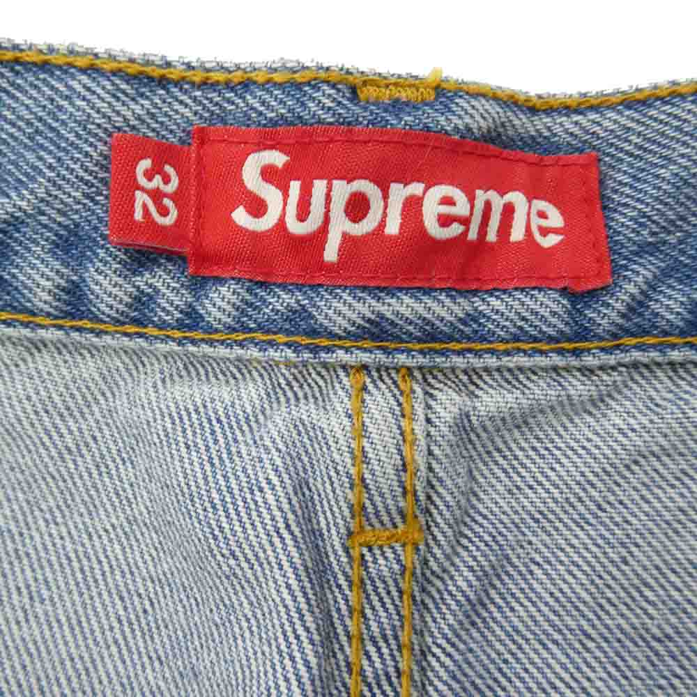 Supreme シュプリーム 26SS Baggy Short Washed Indigo バギー ショーツ ウォシュド インディゴ デニム パンツ 32 ライトブルー系 32【新古品】【未使用】【中古】