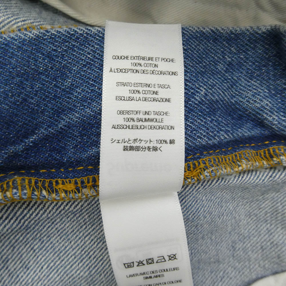Supreme シュプリーム 26SS Baggy Short Washed Indigo バギー ショーツ ウォシュド インディゴ デニム パンツ 32 ライトブルー系 32【新古品】【未使用】【中古】