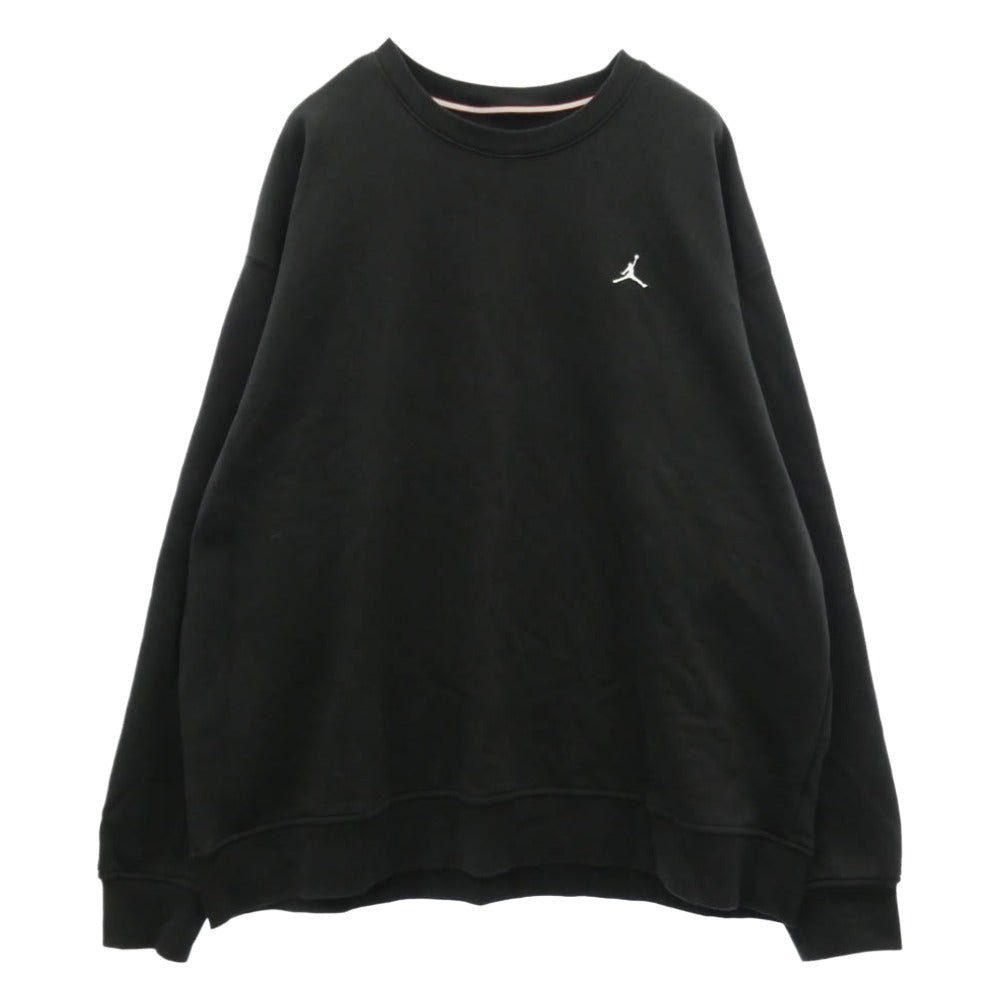 NIKE ナイキ DQ7520-010 JORDAN BRAND Fleece Crew-Neck Sweatshirt フリース クルーネック スウェット ブラック系 XXL【中古】