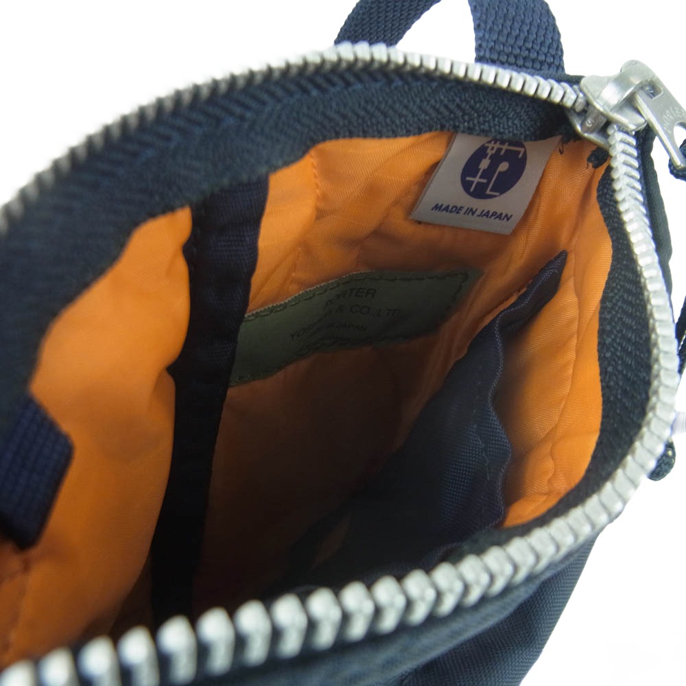 PORTER ポーター 855-05461 FORCE SHOULDER POUCH ショルダー ポーチ バッグ 日本製 ネイビー系【中古】