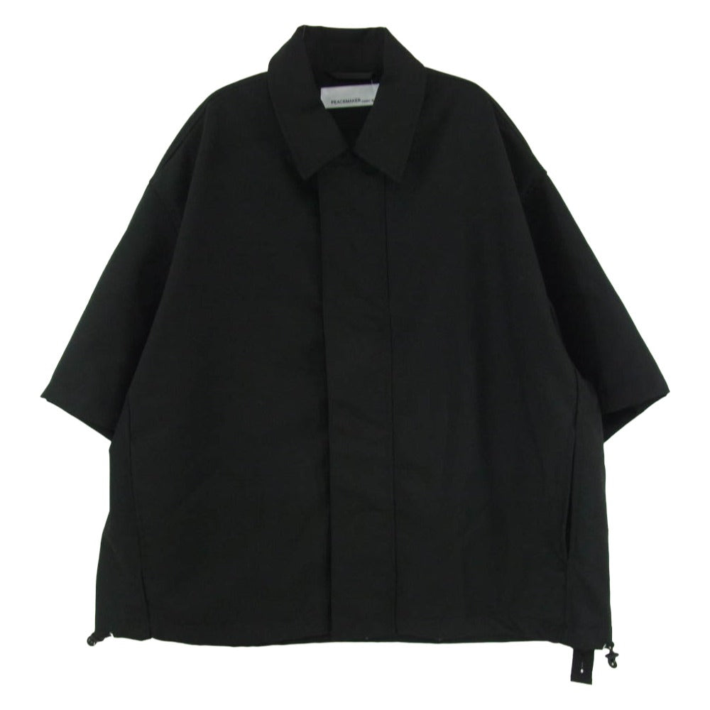 OAMC オーエーエムシー 25SS PCM1OS05AWO001099 Tech Shirt テック 半袖 シャツ ハーフ スリーブ シャツ ブラック系 S【中古】