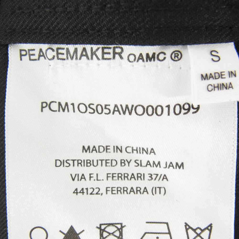 OAMC オーエーエムシー 25SS PCM1OS05AWO001099 Tech Shirt テック 半袖 シャツ ハーフ スリーブ シャツ ブラック系 S【中古】