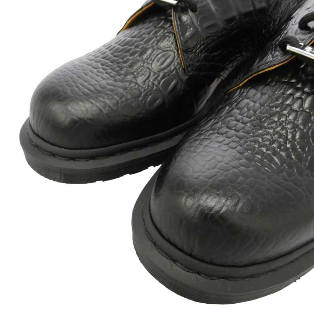 SOPHNET. ソフネット Dr.Martens ドクターマーチン 21SS 27004001 × END. × Dr.Martens 1461 3EYE SHOES CROC END ドクターマーチン エンド クロコ 型押し 3ホール レザー シューズ ブラック系 US10【新古品】【未使用】【中古】