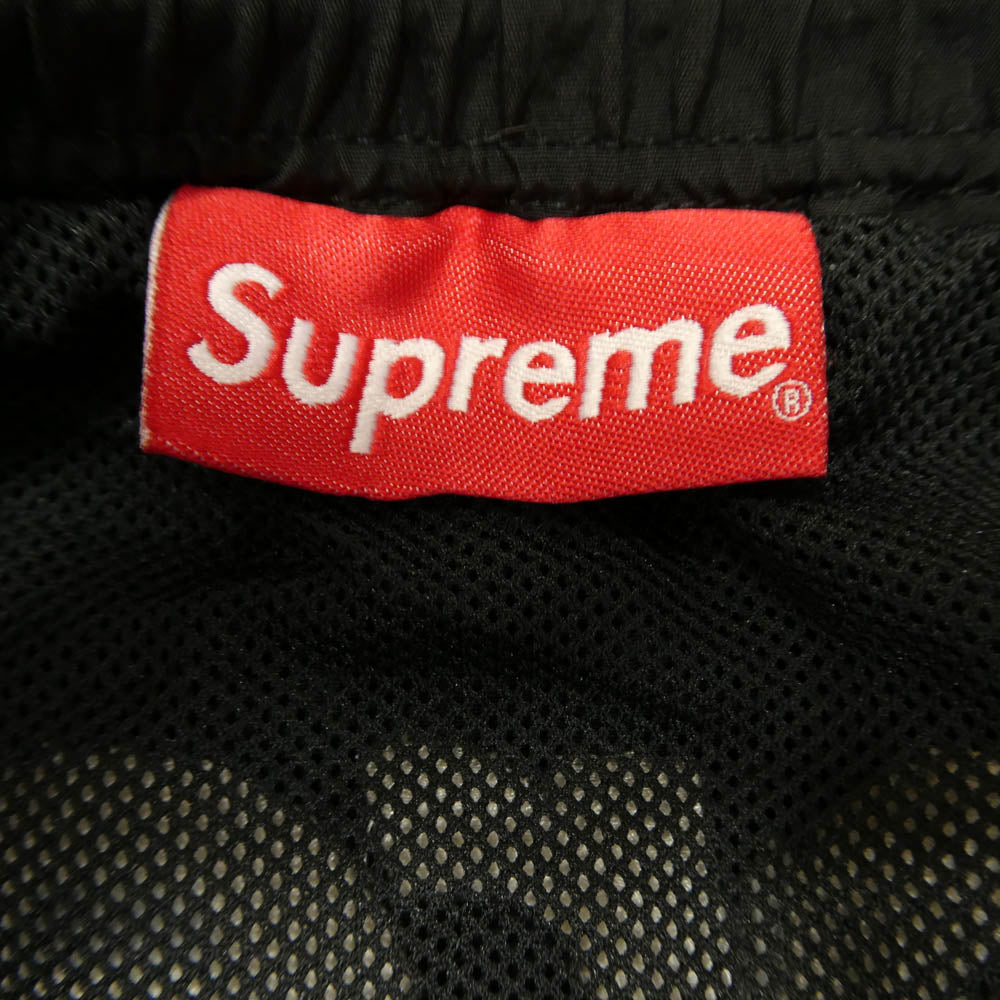Supreme シュプリーム 17SS Split Logo Water Short ウォーター ショーツ スプリット ロゴ スイム ショート パンツ 刺繍ロゴ ブラック系 M【中古】