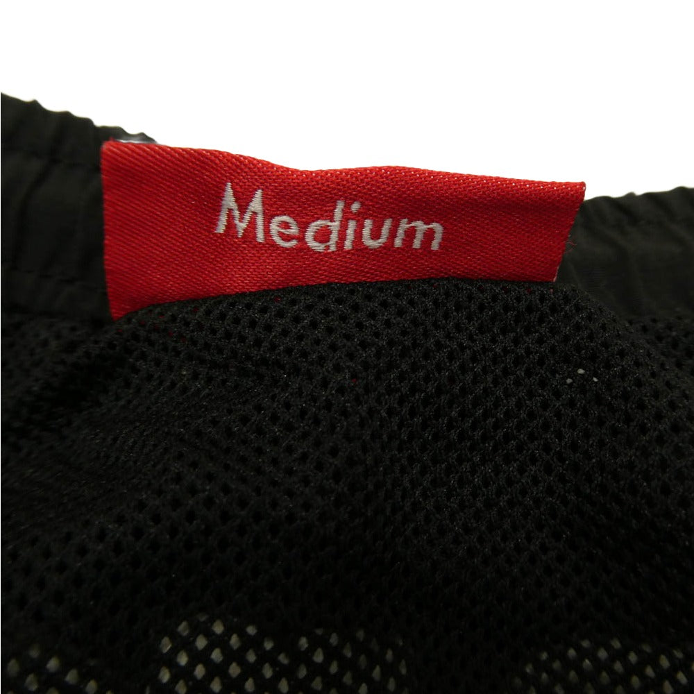 Supreme シュプリーム 17SS Split Logo Water Short ウォーター ショーツ スプリット ロゴ スイム ショート パンツ 刺繍ロゴ ブラック系 M【中古】