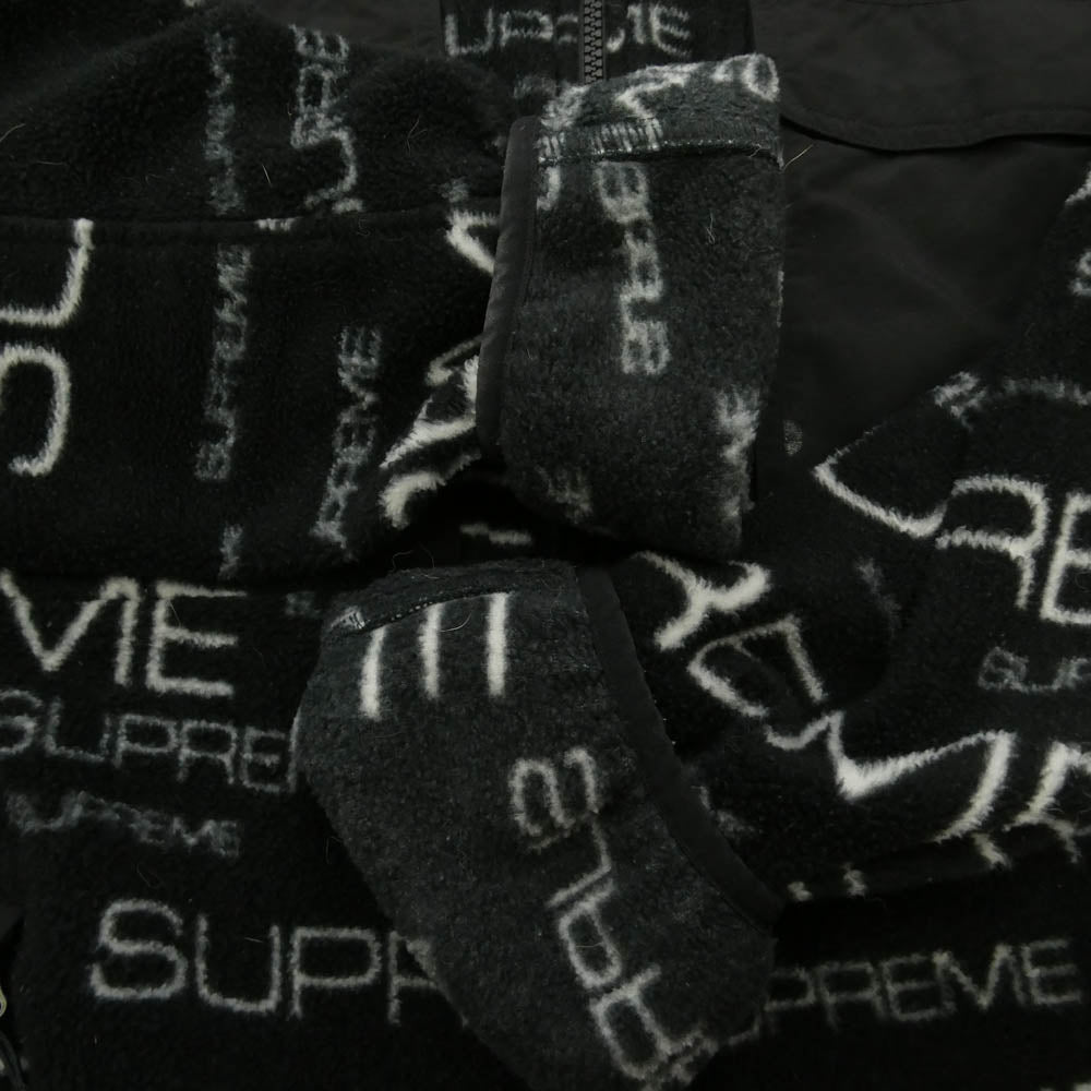 Supreme シュプリーム THE NORTH FACE ノースフェイス 21AW NA52101I × THE NORTH FACE Steep Tech Fleece Jacket スティープテック フリース ジャケット ブラック系【中古】
