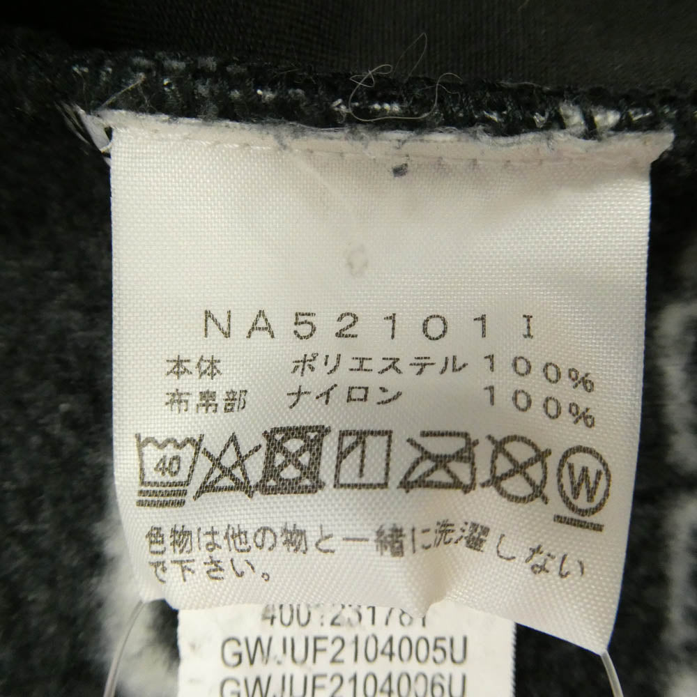 Supreme シュプリーム THE NORTH FACE ノースフェイス 21AW NA52101I × THE NORTH FACE Steep Tech Fleece Jacket スティープテック フリース ジャケット ブラック系【中古】