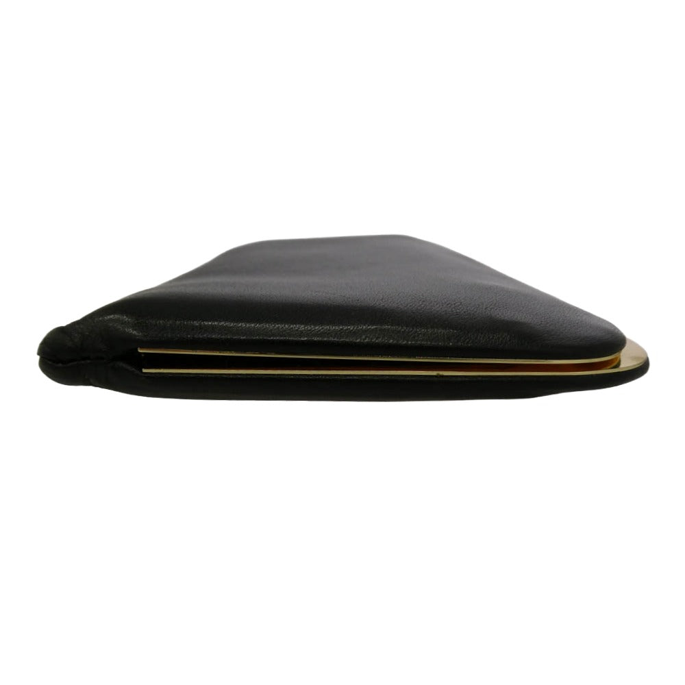 モルフェ SAC A MAIN Framed Leather Long Wallet サック ア マイン フレーム レザー ロング ウォレット ブラック系【中古】