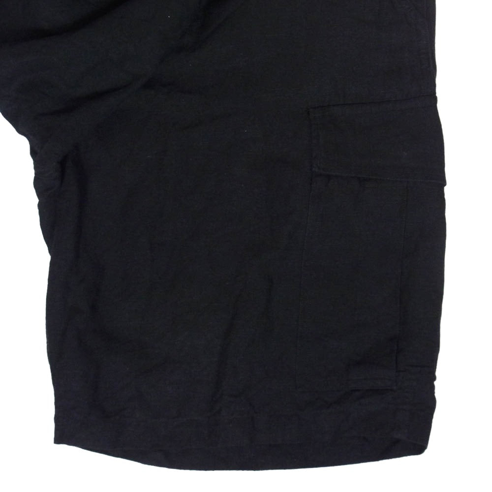 COMOLI コモリ 22SS V01-03014 ヴィスコースリネン B.D.Uショーツ ショート パンツ ブラック系 2【中古】