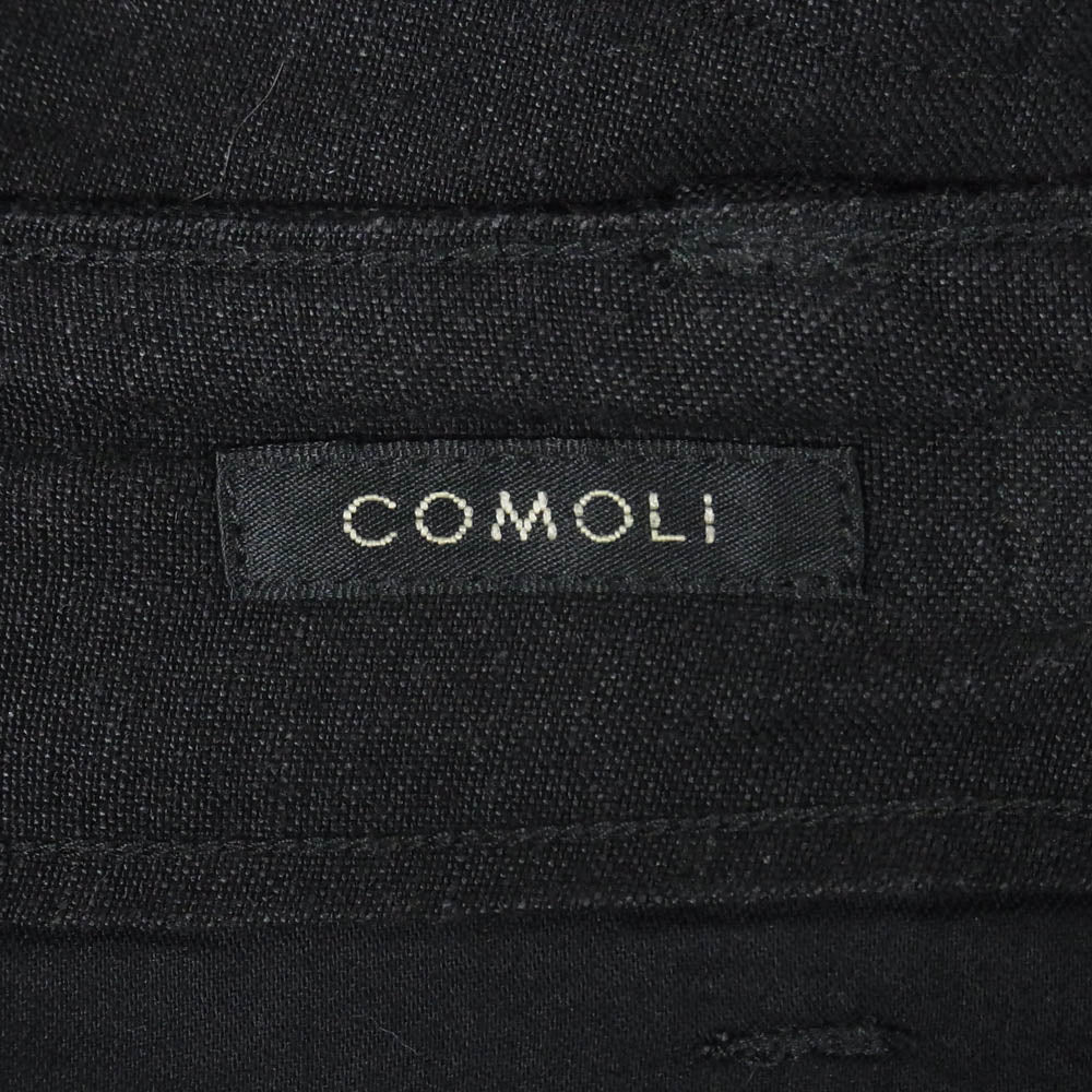 COMOLI コモリ 22SS V01-03014 ヴィスコースリネン B.D.Uショーツ ショート パンツ ブラック系 2【中古】