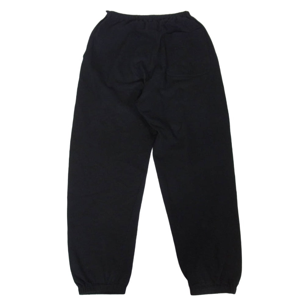 COMOLI コモリ 25SS B01-05014 LWコットン 裏毛 スウェット パンツ ブラック系 1【中古】