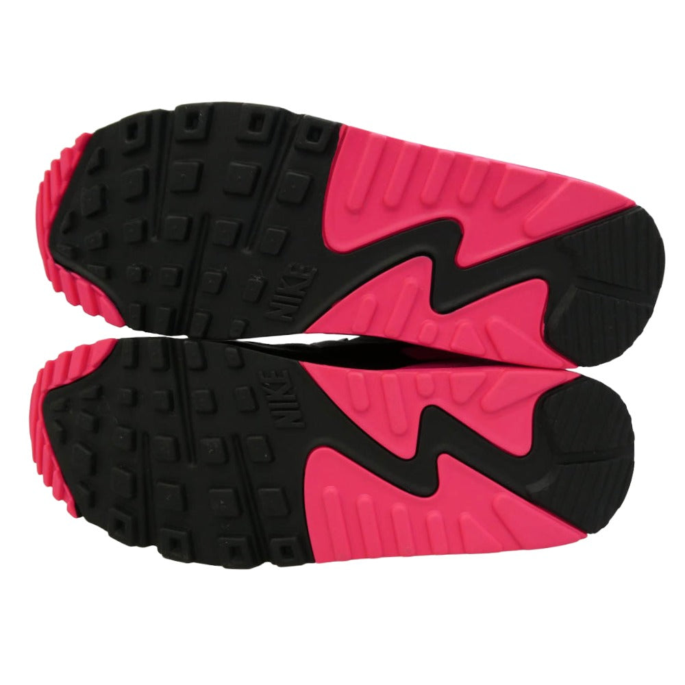 NIKE ナイキ DM0029-010 Air Max 90 Hyper Pink エアマックス90 ハイパー ピンク ローカット スニーカー グレー系 ピンク系 26.5cm【極上美品】【中古】