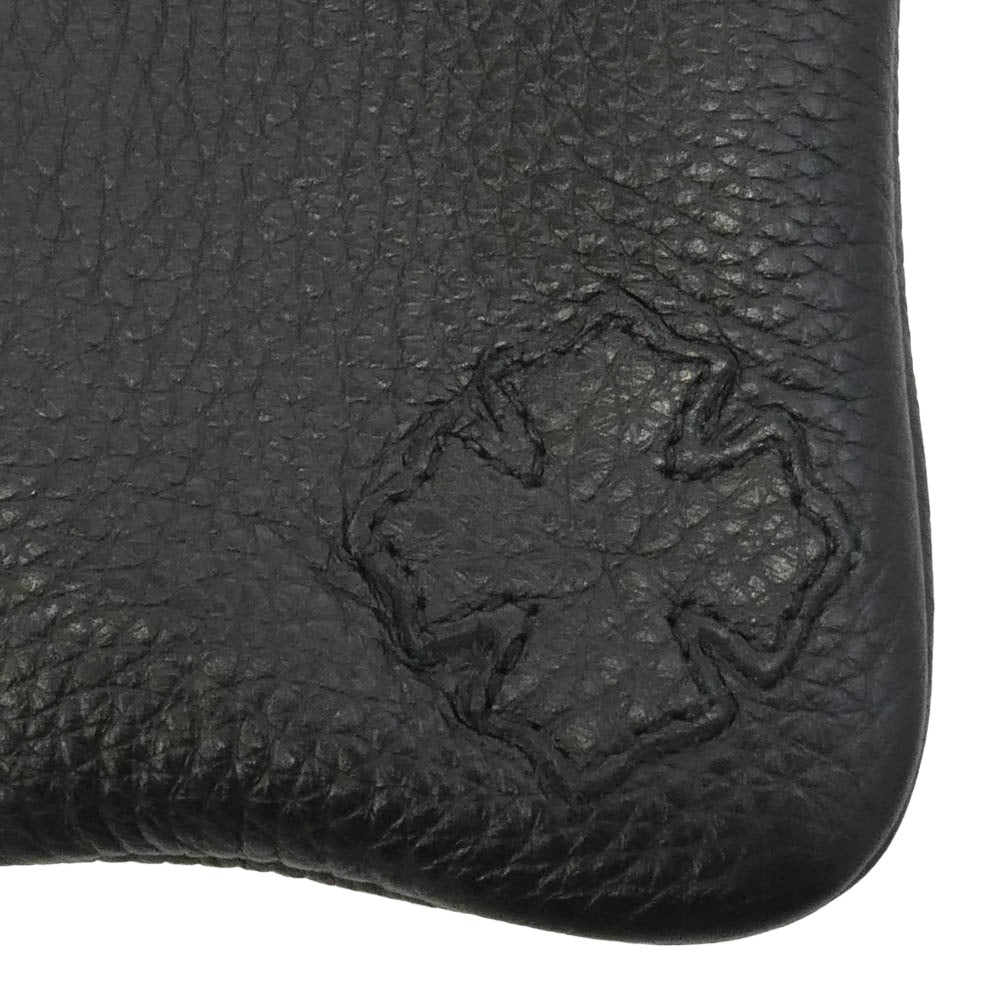 CHROME HEARTS クロムハーツ（原本無） レザー ダガージップ 眼鏡ケース アイウェアケース ブラック系【中古】