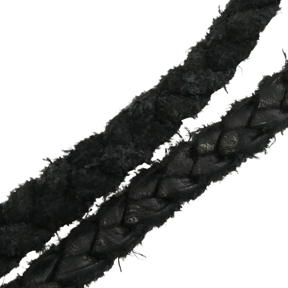 CHROME HEARTS クロムハーツ（原本無） LEATHER BRAID スクロール レザーブレード シルバー系【中古】
