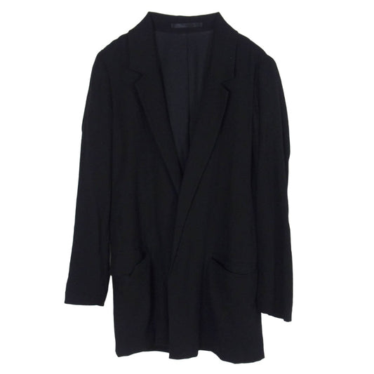 ALLSAINTS オールセインツ OLENNA BLAZER ボタンレス テーラード ジャケット ブラック系 UK2【中古】
