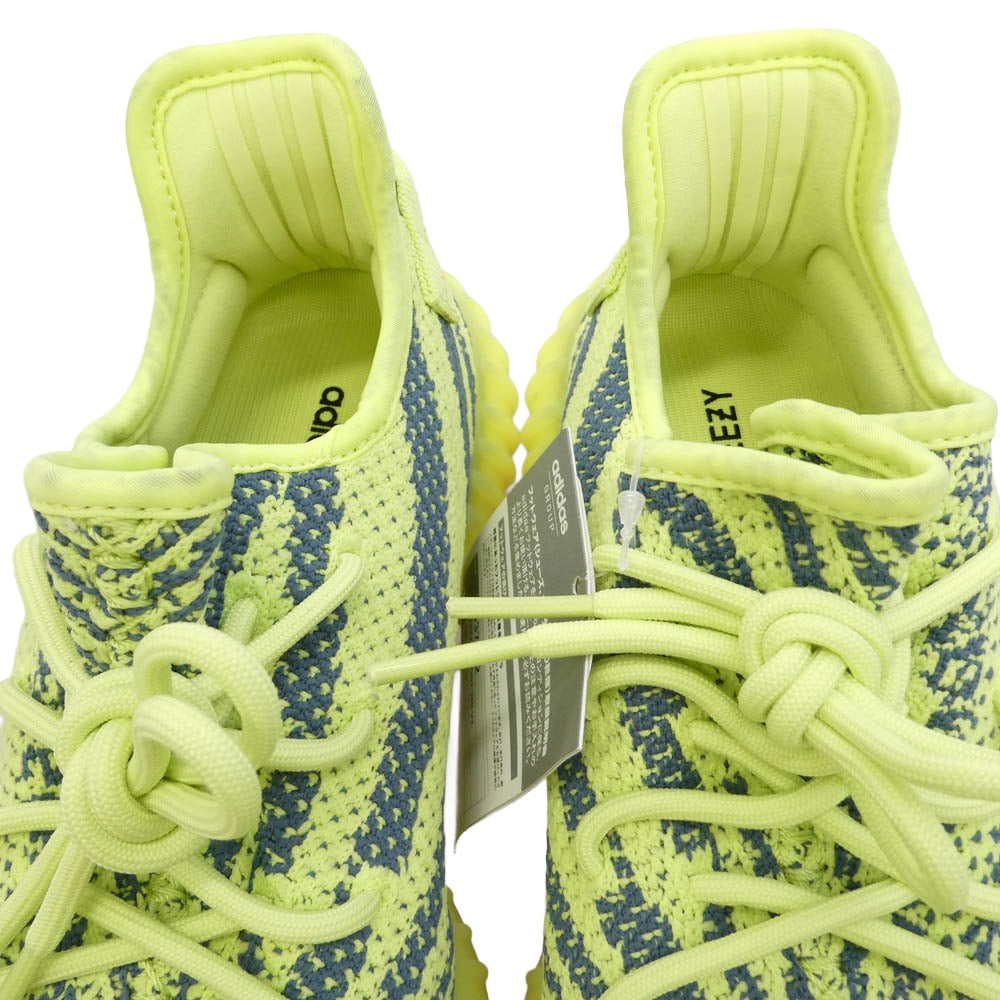 adidas アディダス B37572 Yeezy Boost 350 V2 Semi Frozen Yellow イージーブースト セミフローズンイエロー スニーカー イエロー系 ネイビー系 27cm【新古品】【未使用】【中古】
