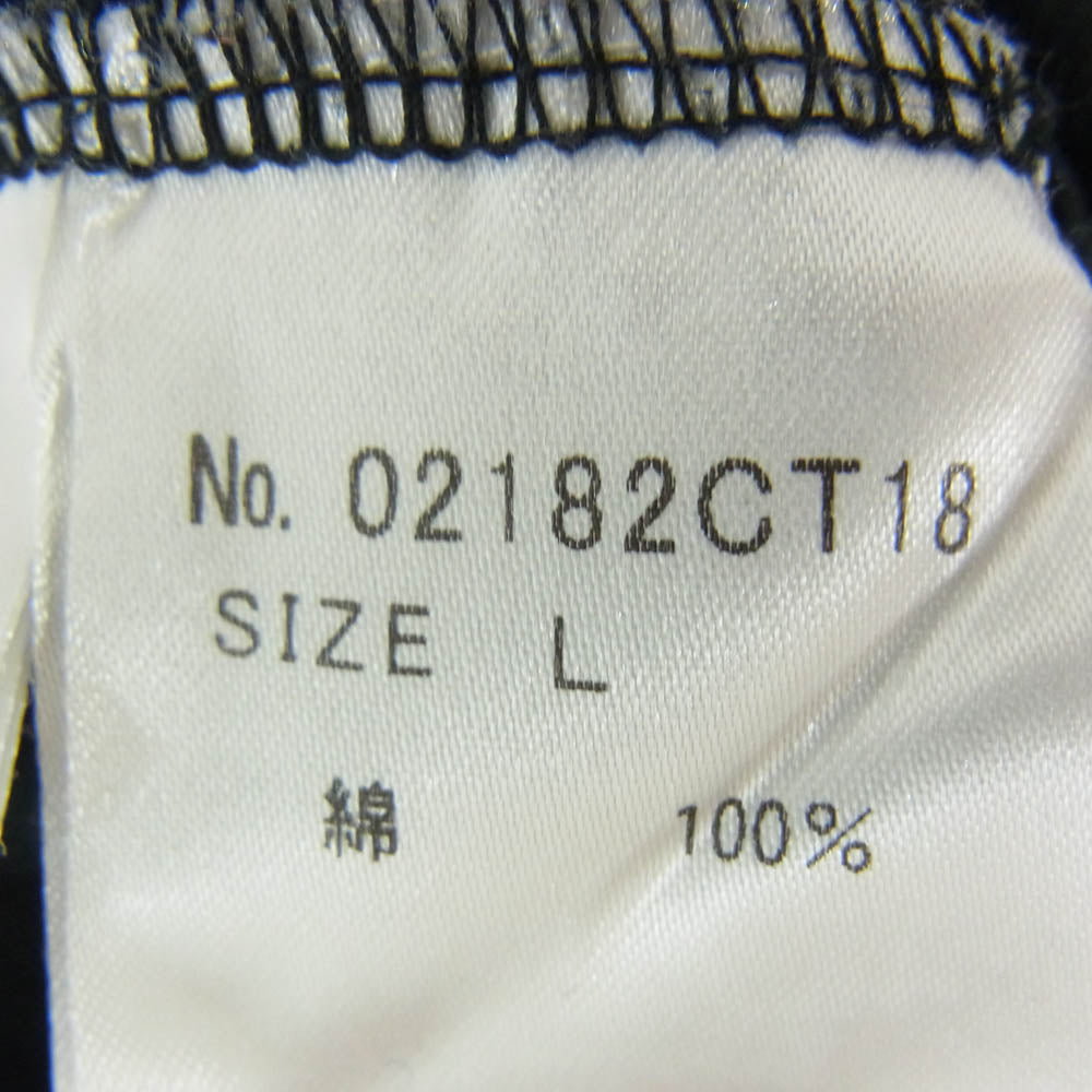 HYSTERIC GLAMOUR ヒステリックグラマー 02182CT18 BAD GIRL pt ポケ付 バッド ガール 半袖 Tシャツ ブラック系 L【中古】