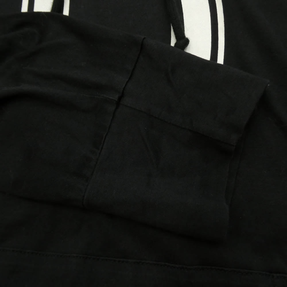 DIOR HOMME ディオールオム 04SS 4SH3058205 エディ期 Dロゴ プリント ライトウエイト コットン プルオーバー パーカー ブラック系 S【中古】