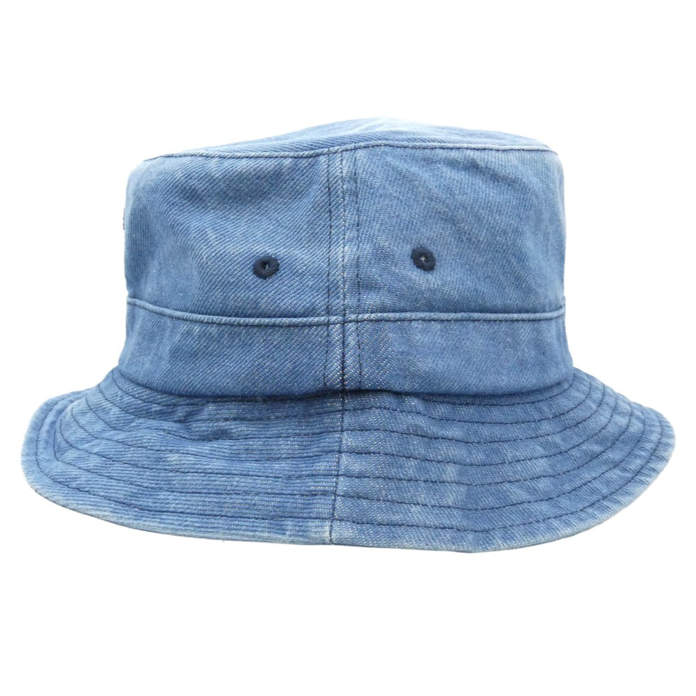 Supreme シュプリーム 24AW Classic Logo Crusher クラシック ロゴ クラッシャー バケットハット 帽子 インディゴブルー系 M/L【中古】