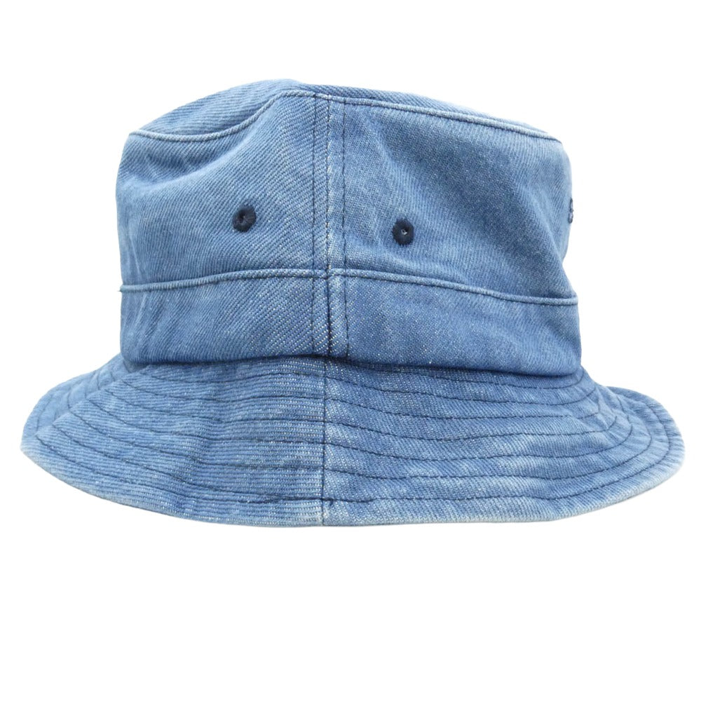 Supreme シュプリーム 24AW Classic Logo Crusher クラシック ロゴ クラッシャー バケットハット 帽子 インディゴブルー系 M/L【中古】