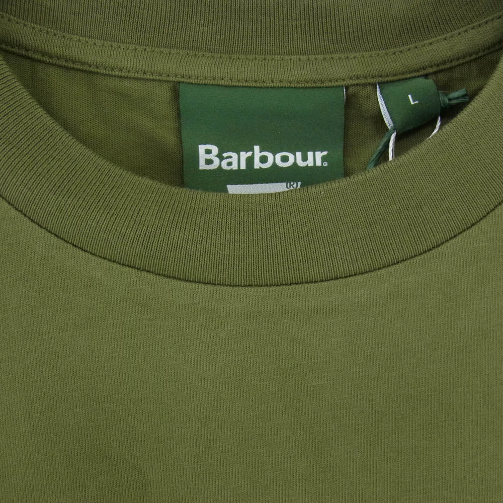 Barbour バブアー Levi's リーバイス 252MTS1513 × Levi's リーバイス グラフィック プリント 半袖 Tシャツ カーキ系 L【新古品】【未使用】【中古】
