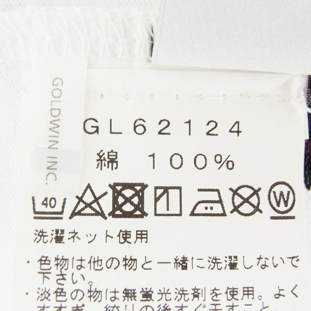 Goldwin ゴールドウィン GL62124 Cotton L/S T-shirt コットン ロゴ刺繍 長袖 Tシャツ カットソー ホワイト系 M【中古】