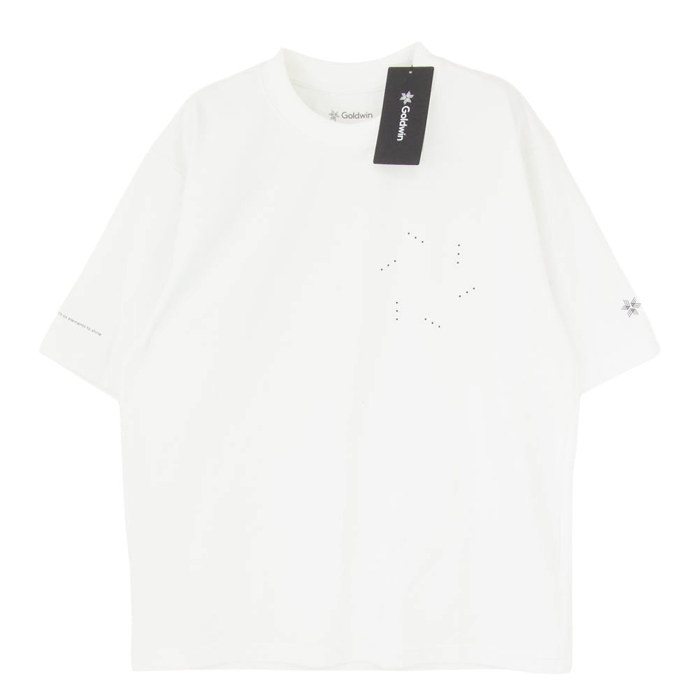Goldwin ゴールドウィン GL65145 Graphic T-Shirt グラフィック Tシャツ カットソー ホワイト系 S【新古品】【未使用】【中古】