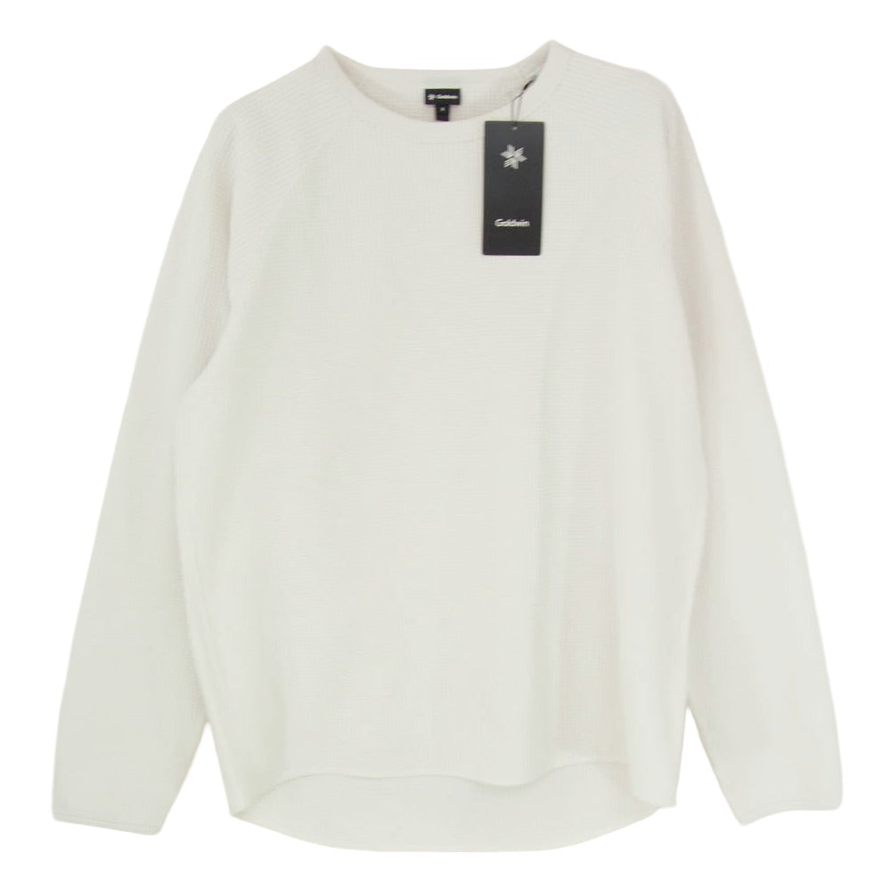 Goldwin ゴールドウィン GM44106 WF Light L/S T-shirt ワッフル サーマル ロングスリーブ 長袖 Tシャツ カットソー ホワイト系 M【新古品】【未使用】【中古】