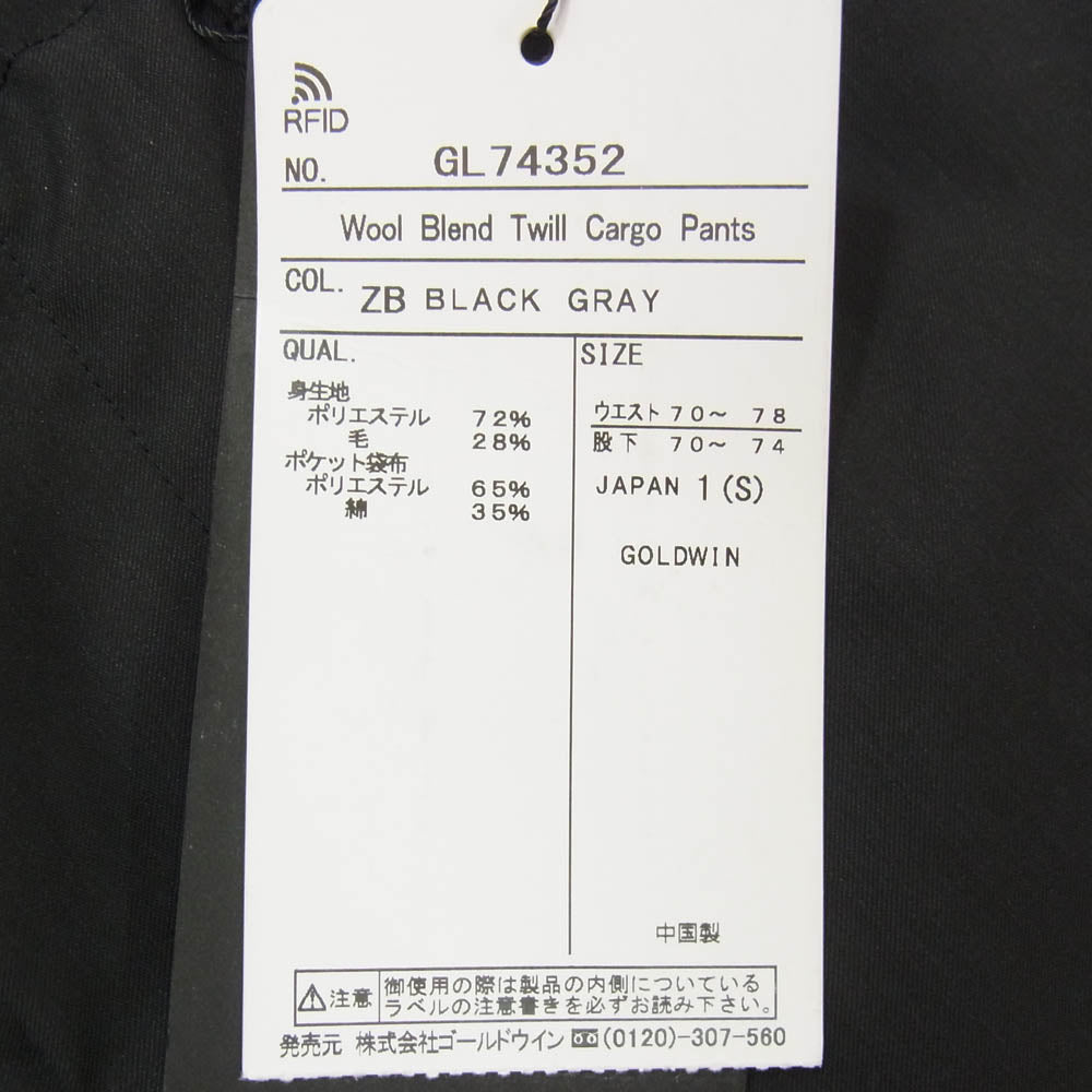 Goldwin ゴールドウィン GL74352 WOOL BLEND TWILL CARGO PANTS ウール