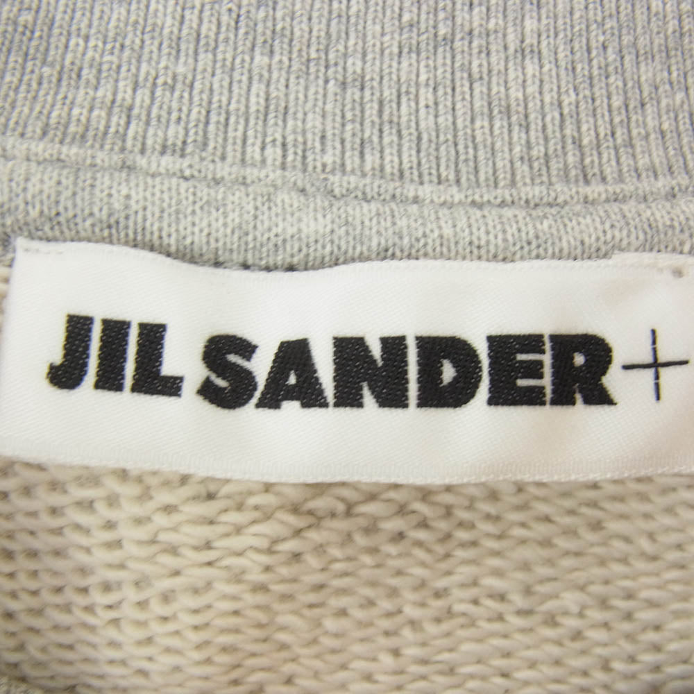 JIL SANDER+ ジルサンダープラス 25SS J47GC0151-J20010 T-SHIRT CN SS EMB モノグラム刺繍 ショートスリーブ スウェット グレー系 S【中古】