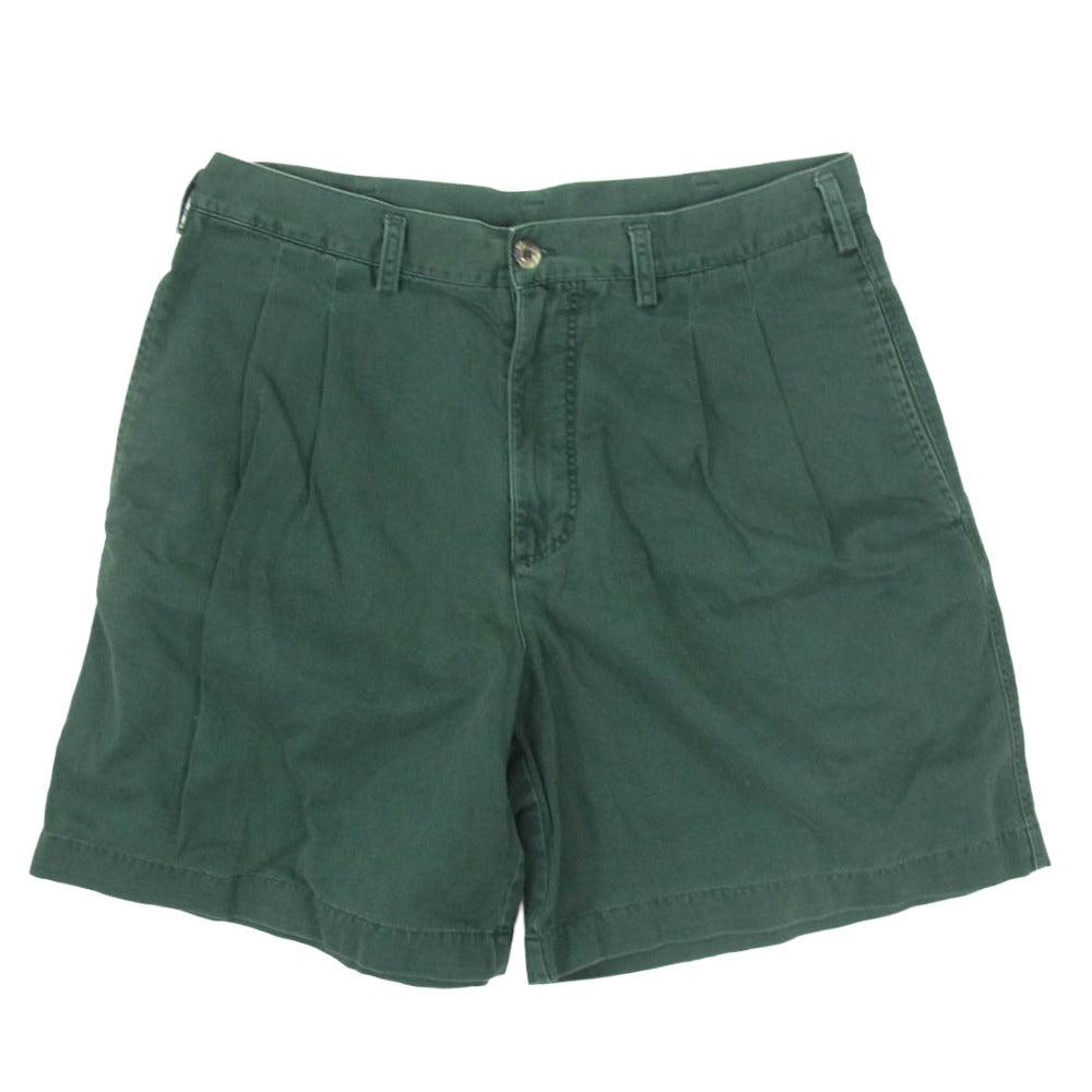 patagonia パタゴニア 80s 90s 2タック ショートパンツ ショーツ グリーン系 34【中古】